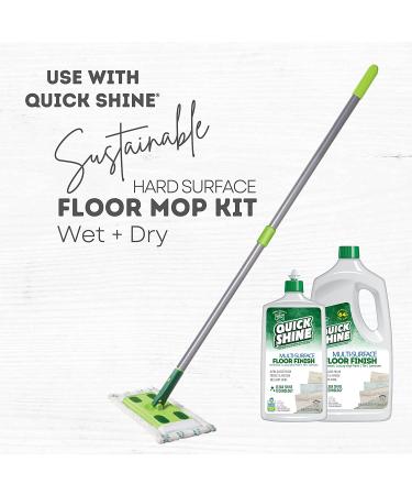 Quick Shine Multi Surface Floor Finish 64oz | Cleaner & Polish for Hardwood, Laminate, Luxury Vinyl, Tile & Stone | Safer Choice | Clean Shine Technology | 64 Ounce Bottle - Buy Online on GoSupps.com