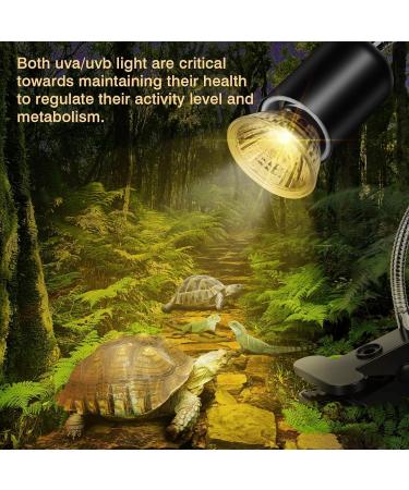 Sunshine Smile Turtle Heat Lamp - 25W & 50W for Reptiles | Terrarium Heat Lamp for Turtles (2PCs) - Buy Online on GoSupps.com
