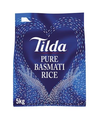 Tilda's Pure Basmati Grain Rice 5kg - (Pack of 1)