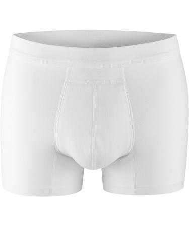 PROTECHDRY Washable Incontinence Cotton Boxer Brief for Men XL 39-41 Waist - White (1 Pack) - Buy Online on GoSupps.com