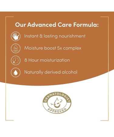 Shea Butter & Warm Vanilla Hand Sanitizer 33.8 oz - 99.99% Effective, Soft & Smooth Skin - Pack of 1 - Buy Online on GoSupps.com