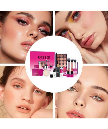 Face makeup face makeup for women makeup brushes eye shadow brush foundation longlasting loose powder complete makeup - Buy Online on GoSupps.com