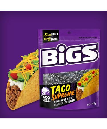 BIGS Taco Supreme Flavour Sunflower Seeds 140 grams - Buy Online on GoSupps.com