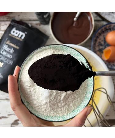 BAM Luxurious Cocoa Powder - 100% Intense Black Cocoa for Baking & Desserts (200g) - Premium Quality International Shipping - Buy Online on GoSupps.com