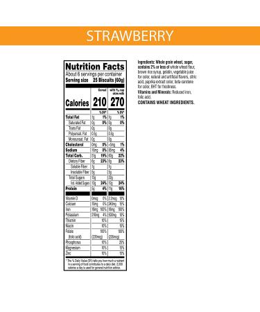 Kellogg's Frosted Mini Wheats Strawberry Cereal 14.3oz - Fiber Breakfast Snack for Kids - Buy Online on GoSupps.com