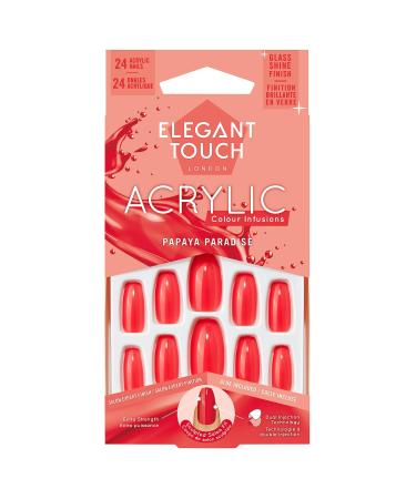 Elegant Touch Colour Acrylics Papaya Paradise Papaya Paradise 1 count (Pack of 1) - Buy Online on GoSupps.com