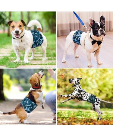 Dono Pack of 3 Washable Diapers for Male Dogs - Super Absorbent Fits Small to Large Dogs - Army L Design - Buy Online on GoSupps.com
