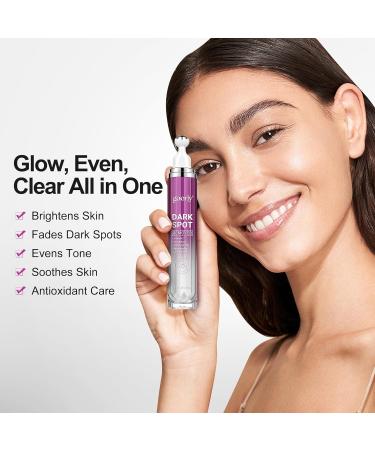 Dark Spot Remover for Face and Body Age Spot Sun Freckles Brown Corrector Serum Skin Care Face Serum with 360 Roller Contains Vitamin C Glutathione and Niacinamide for All Skin Types (0.7 Fl Oz) - Buy Online on GoSupps.com