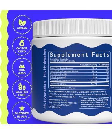 Hi-Lyte Hydration Bundle - Keto K1000 Unflavored Electrolyte Packets (30 Servings) and Keto K1000 Raspberry Lemon Electrolyte Powder (50 Servings) - Buy Online on GoSupps.com