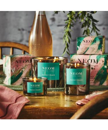 NEOM Perfect Peace 3 Wick Candle - Pine Myrrh & Lime Peel Fragrance for Festive Christmas Atmosphere - Buy Online on GoSupps.com