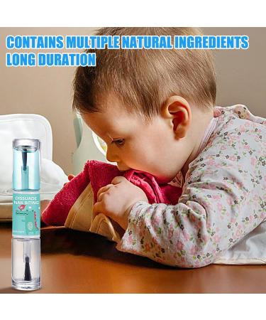 Maciun Thumb Sucking Stop Nail Polish - 10ml Bitter Tasting Anti-Biting Nail Polish - 2 in 1 Design Nail Biting Stop Tool for Teenagers of All Ages Children Toddler and Adults - Buy Online on GoSupps.com