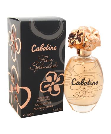 Parfums Gres Cabotine Fleur Splendide Eau de Toilette Spray 3.4 Ounce Sandalwood 3.4 Fl Oz (Pack of 1)
