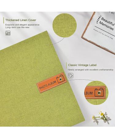 Popotop Large Self Adhesive Photo Album | DIY Scrapbook for Mom & Family | 40 Pages Picture Book with Pen and Board | 11.5 x 10.6 inches | Matcha Green - Buy Online on GoSupps.com