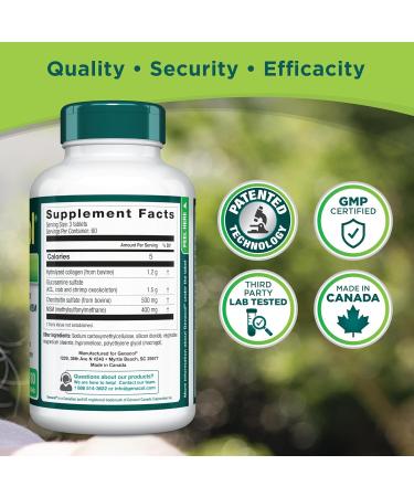 Genacol Optimum Glucosamine Chondroitin MSM & Ultra-Hydrolyzed Collagen Joint Support Tablets 180 Count (60-Day Supply) 180 Count (Pack of 1) - Buy Online on GoSupps.com