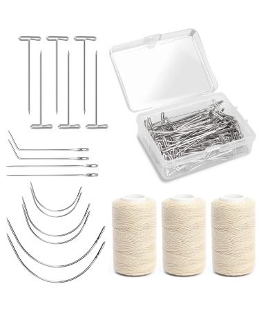 Ryalan Weaving Needle Combo Deal 3 Thread with 10pcs Needle for Making Wig  Sewing Hair Weft Hair Weave Extension Big Medium and Small C Shape Curved
