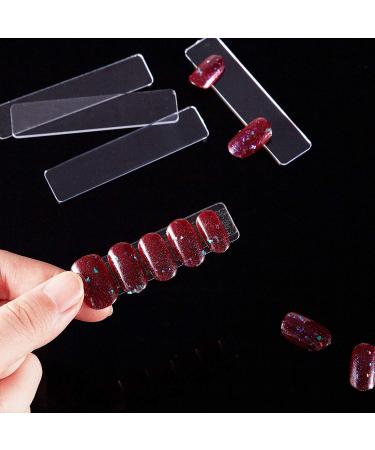 100-Piece Transparent Nail Display Stand | Nail Art Practice Holder for Women and Girls - Buy Online on GoSupps.com