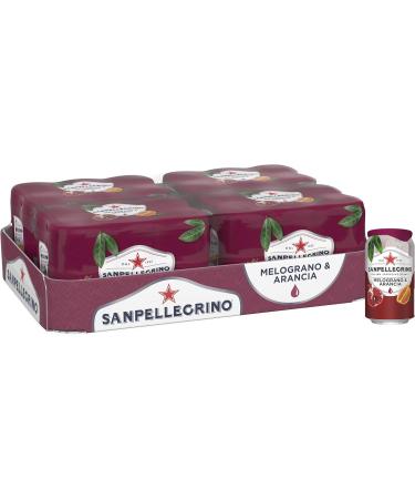 Sanpellegrino Sparkling Soda Fruit Beverages Melograno & Arancia 330ml Can 24 Cans Total Melograno & Arancia 24 Count (Pack of 1) - Buy Online on GoSupps.com