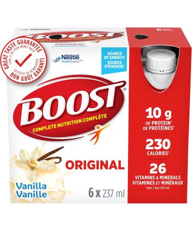 BOOST PLUS Complete Nutrition Drink Strawberry 24 x 237 ml & Original Meal Replacement Drink Vanilla 24 x 237 ml - PACKAGING MAY VARY Drink + Meal Replacement Drink - Buy Online on GoSupps.com
