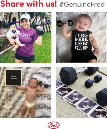 Genuine Fred Buff Baby Dumbbell Rattle - Fun and Functional Baby Toy - Buy Online on GoSupps.com