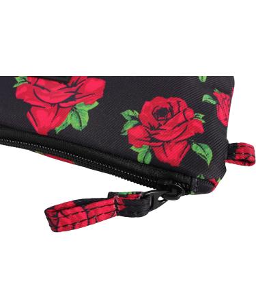 Shop Betsey Johnson Covered Rose 8.5 Zipper Cosmetic Pouch - Lightweight & Durable Toiletry Bag for Makeup & Travel Accessories - Buy Online on GoSupps.com
