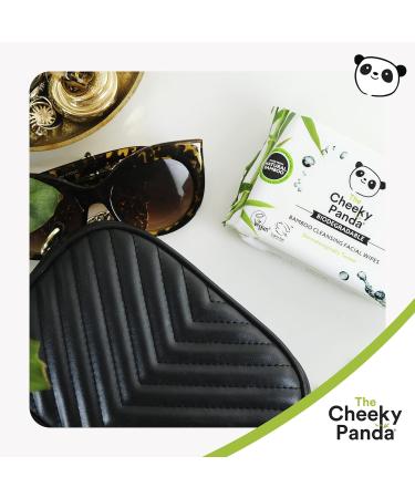 The Cheeky Panda Face Towels - Hypoallergenic Eco-Friendly Makeup Remover | Fragrance-Free Super Soft & Sustainable | Pack of 25 (2 Pack) - Buy Online on GoSupps.com