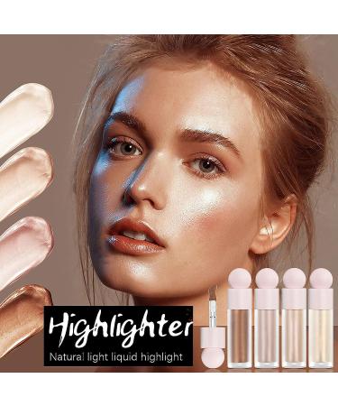 U-Shinein Liquid Highlighter | Body & Face Shimmer Stick | Waterproof & Long-Lasting Luminizer Makeup - Pearl White - 02 - Buy Online on GoSupps.com