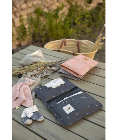 L SSIG Baby Diaper Bag with Changing Mat - Soft Stripes Rose | Stylish & Functional for On-the-Go Parents - Buy Online on GoSupps.com