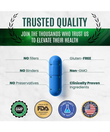 Refined Root Methylene Blue Pharmaceutical Grade 10mg with CoQ10 500mg and Alpha GPC Supplement 300mg (120 Methylene Blue Capsules) - Buy Online on GoSupps.com