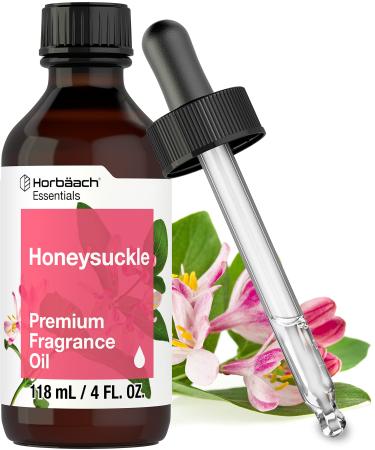 Horb ach Honeysuckle Fragrance Oil | 4 fl oz (118ml) | Premium Grade | for Diffusers Candle and Soap Making DIY Projects & More