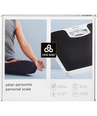 Total Body Mechanical Personal Scale - Sturdy Design Precision Weight Monitoring Black Casing Easy-to-Use 300 lbs Capacity Classic Weight Tracking - Buy Online on GoSupps.com