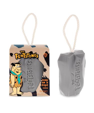MAD Beauty Warner Brothers Flinstones Fred Soap On A Rope Cedarwood & Lime Fragrance Great Gift Guest Bathroom Cute Adorable