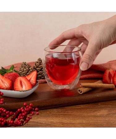 Teeverliebt - Winter Edition Winter Strawberry Fruit Tea 100 g | Loose Fruit Tea | Delicious Tea Mix Ideal as a Gift for Christmas - Buy Online on GoSupps.com