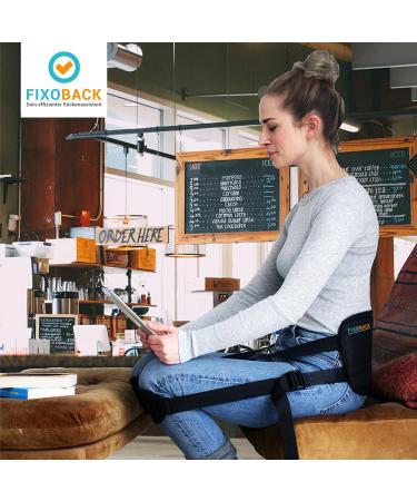 Fixed Back Belt & Posture Trainer - Achieve Healthy Sitting & Relieve Back Pain - Buy Online on GoSupps.com