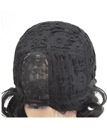 Side Part Short Curly Wig for Black Women - Natural Looking Synthetic Afro Big Curls - Buy Online on GoSupps.com