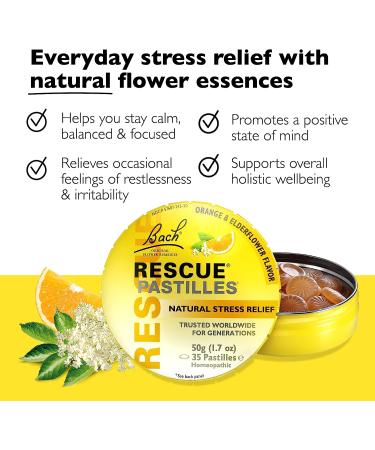 Travel Stress & Sleep Bundle: Bach RESCUE Orange & Elderflower + Sleep Liquid Melts + Remedy Spray 7mL - Homeopathic Flower Remedies - (3 Pack) - Buy Online on GoSupps.com