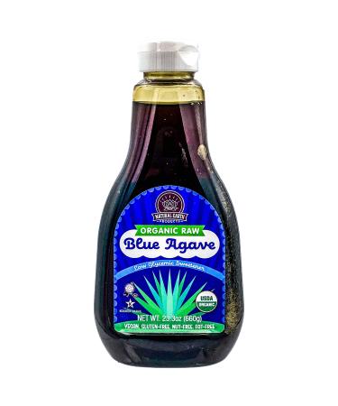 Organic Raw Blue Agave - Low Glycemic Sweetener - USDA Organic - Vegan, Gluten Free, Nut Free, Fat Free - Kosher Parve - 23.3 oz (660 g) (Single)