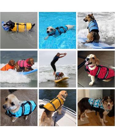X-Small Red Bone Dog Life Preserver Vest for Swimming and Boating - High Buoyancy, Flotation Vest for Extra Small Dogs - Buy Online on GoSupps.com