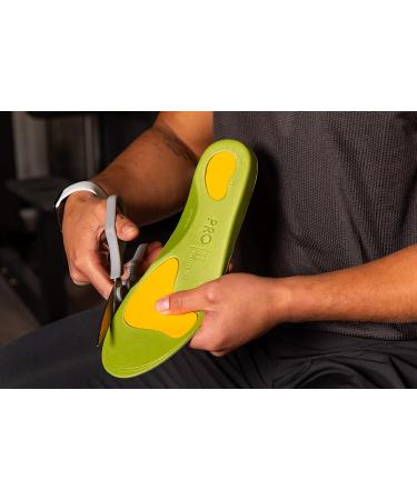 PRO 11 WELLBEING 3 Pairs Worx Series Orthotic Insoles for Plantar Fasciitis and Fallen Arches (5/6.5 UK) - Buy Online on GoSupps.com
