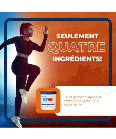 Icy Hot Medicated Pain Relief Balm Relieves Minor Aches and Pains of Muscles and Joints Associated with Arthritis Backache Strains and Sprains Menthol 7.6% Methyl Salicylate 29% 99.2g Jar - Buy Online on GoSupps.com