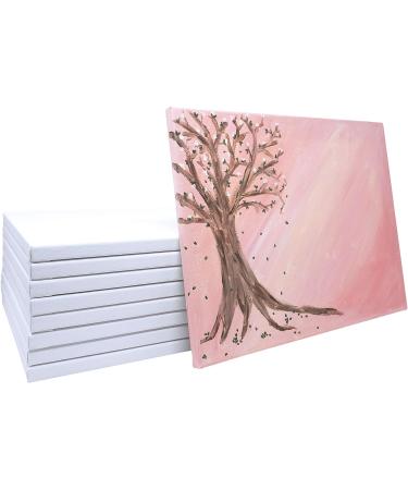 milo 12x16 inch Stretched Artist Canvas Value Pack | Set of 6 Canvases for Painting | Primed & Ready to Paint | Ideal for Acrylic, Oil, Mixed Media | 100% Cotton with Pine Wood Frame - Buy Online on GoSupps.com
