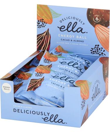  Deliciously Ella Deliciously Ella Energy Ball Cocoa Pack of 12 vegan energy balls gluten-free and sugar-free 40g - Buy Online on GoSupps.com