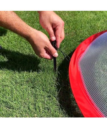 Set of 2 Portable Pop Up Soccer Goals | 4ft Indoor/Outdoor Nets with Carry Bag - Buy Online on GoSupps.com