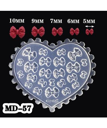 Awesomeonei 3D Heart Arches Silicone Nail Art Form - DIY Decoration Tool MD59 for Stunning Nail Designs - Buy Online on GoSupps.com