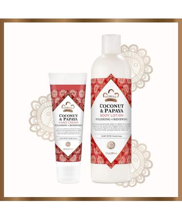 Nubian Heritage Coconut and Papaya Lotion Skincare Bundle - Moisturizing and Renewing Dry Dull Skin - 2 Pack Papaya Hydrating Moisturizer - Buy Online on GoSupps.com
