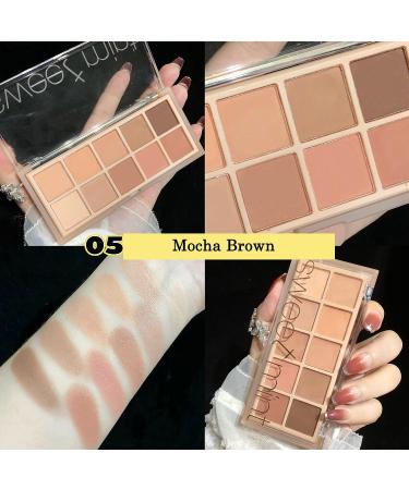 BestLand Matte Nudes Eye Shadow Palette - Mocha Brown - Long-Lasting Pigmented Eyeshadow for Smoky, Natural, and Bold Looks - Buy Online on GoSupps.com