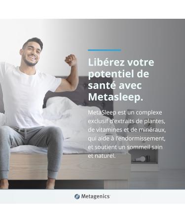 MetaSleep - Facilitates falling asleep - Promotes restful sleep - Food Supplement - 30 Tablets - 1 Month Cure - Buy Online on GoSupps.com