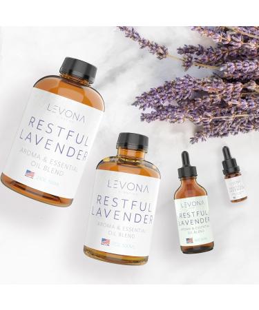 Levona Scent Essential Oil - Fresh Aroma for Home Office Hotel & Spa Perfect in Humidifiers and Diffusers Luxury Fragrance with Eucalyptus & Bergamot Notes - 700ml/ 23 fl oz Restful Lavender - Buy Online on GoSupps.com