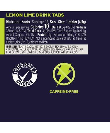 GU Energy Hydration Electrolyte Drink Tablets - Lemon Lime - 48 Servings (12 Count x 4 Pack) - Buy Online on GoSupps.com