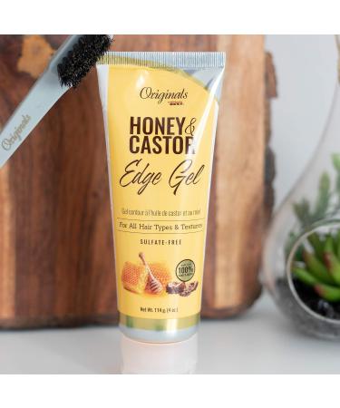 Africa's Best Originals Honey and Castor Edge Hair Gel - Sulfate-Free 4 oz - Buy Online on GoSupps.com