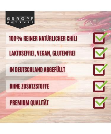 Buy Geropp Gourmet Carolina Reaper Chili Whole Schoten 20g | World s Sharpest Chili (1.5M Scoville) | Lockable Aroma Bag | Perfect for Grilling & Cooking | Unique Spice Gift Idea - Buy Online on GoSupps.com
